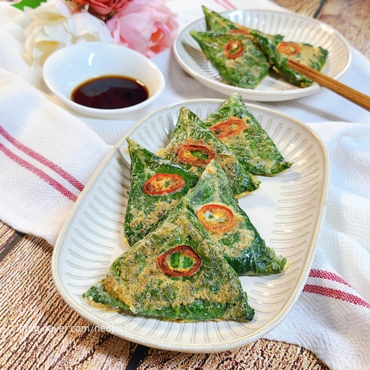 돼지고기깻잎전 모양도 예뻤던 깻잎전 간돼지고기 깻잎요리 돼지고기깻잎전 모양도 예뻤던 깻잎전 간돼지고기 깻잎요리