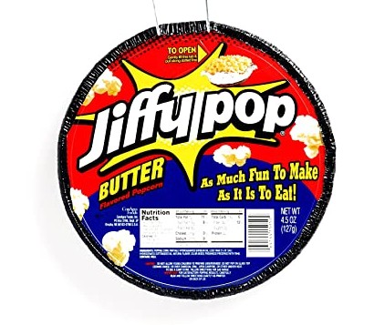 Jiffy pop 캠핑용 버터맛 팝콘