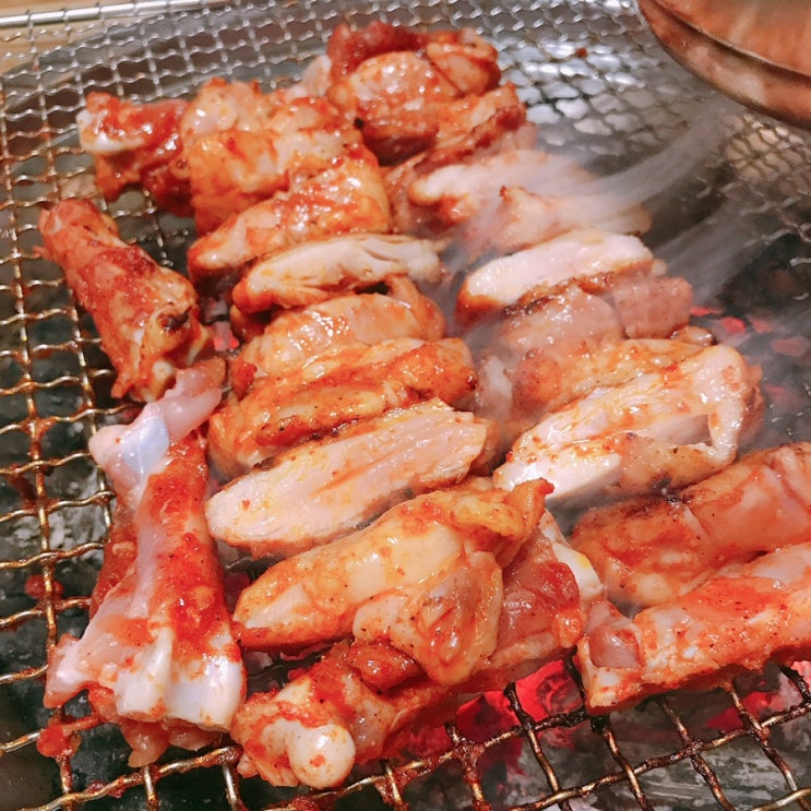 [신도림 맛집] 강촌숯불닭갈비 본점 - 부드러운 구이와 감칠맛이 일품, 인생 닭갈비 맛집 (ft 열무국수)