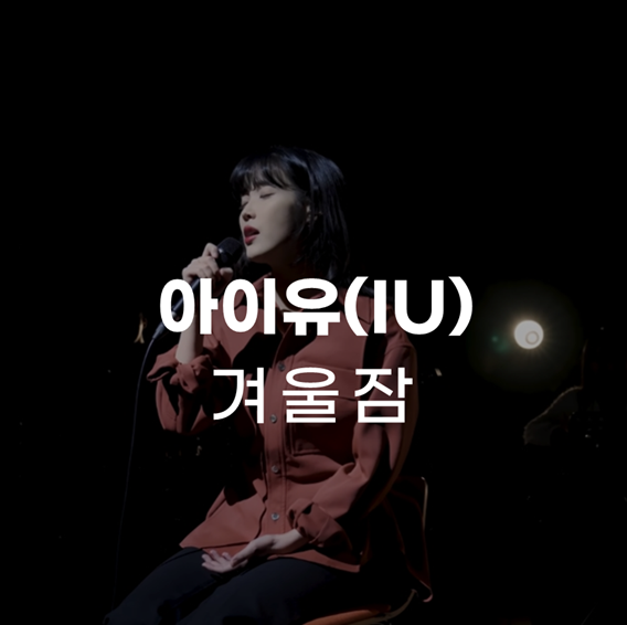 [가사가 예쁜] 아이유(IU)-겨울잠 [가사/곡정보/노래추천]