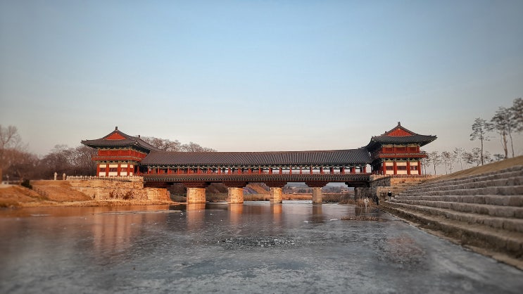  경주 가볼만한 곳, 해 질 무렵의 월정교