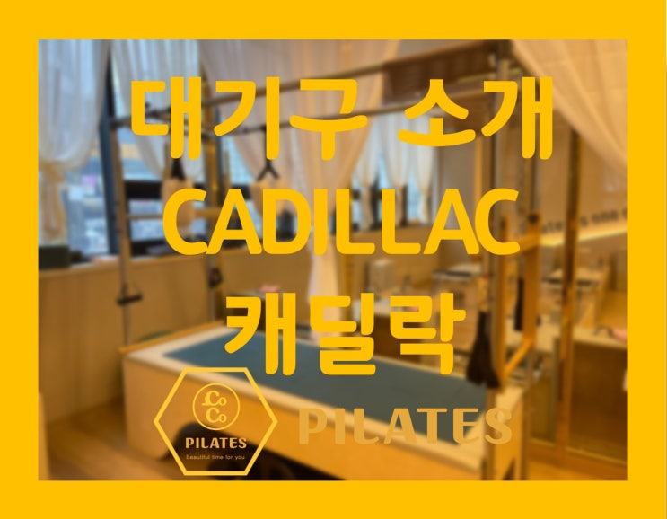  전주혁신도시필라테스 대기구 캐딜락으로 운동해요