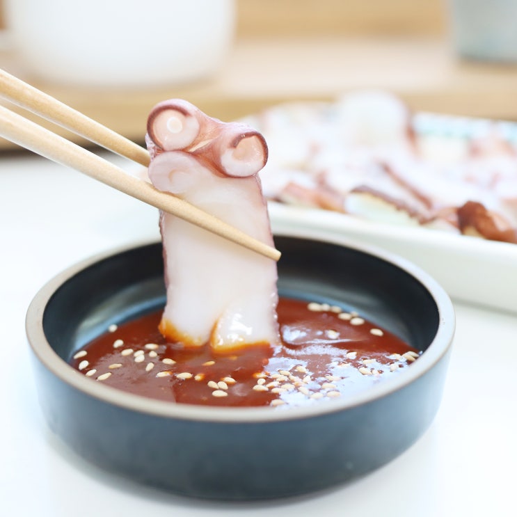  밀키트 뚝딱마켓 부산 돌문어 슬라이스 ~
