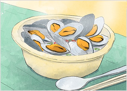 홍합탕 한그릇 홍합탕 한그릇