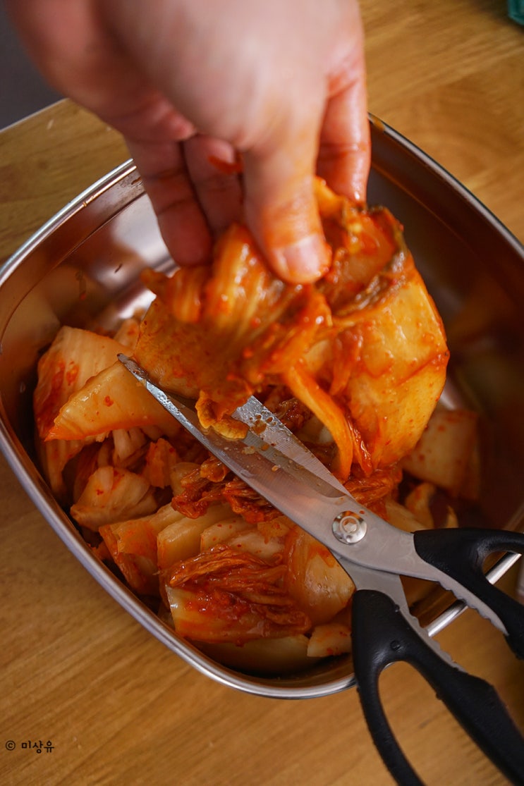  잘 잘리는 코친 주방가위, 국산가위로 더 좋아요.