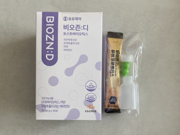  유유제약 비오즌디 포스트바이오틱스 아기유산균 임산부유산균 굿굿