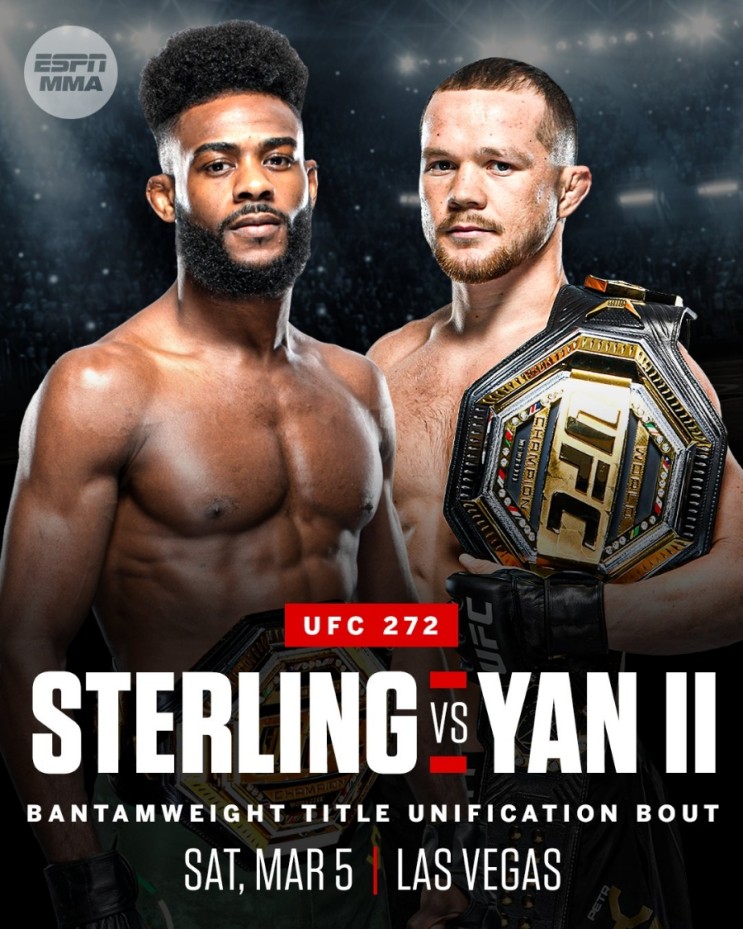 UFC 272: 볼카노프스키 vs 할로웨이 3/스털링 vs 얀 2 더블 타이틀전 등 MMA 뉴스