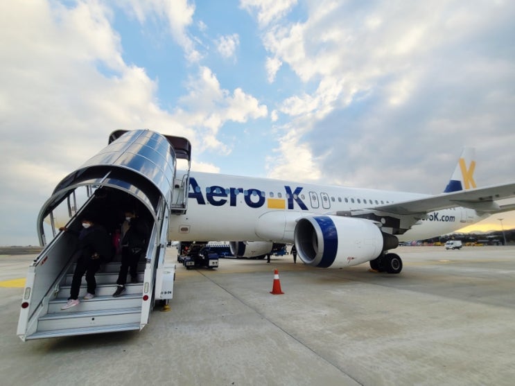  에어로케이 Aero_K to 제주 탑승후기 at 청주국제공항
