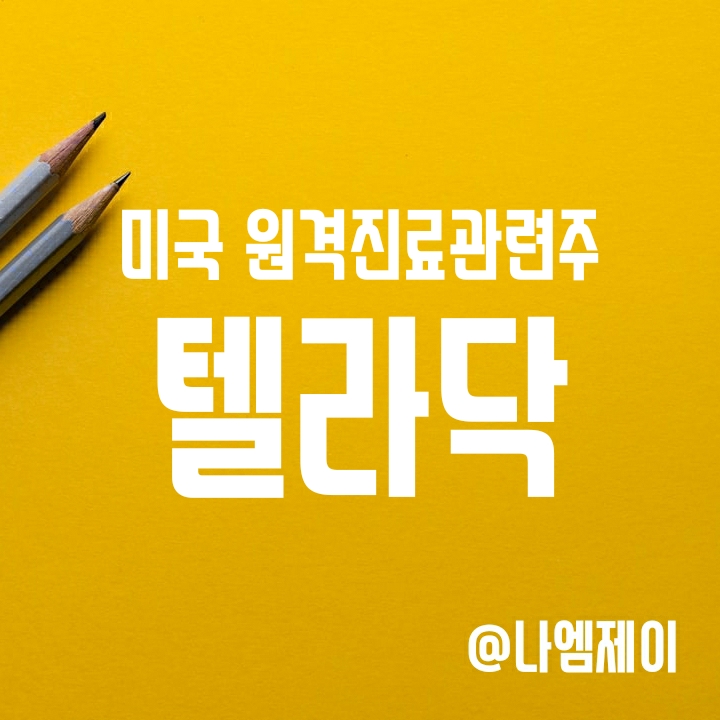 미국 코로나 & 원격진료 관련주 - 텔라닥 주가 전망 (TDOC) 미국 코로나 & 원격진료 관련주 - 텔라닥 주가 전망 (TDOC)
