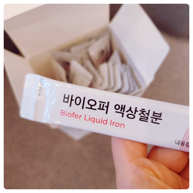  액상철분 이걸로 바꿨어요!