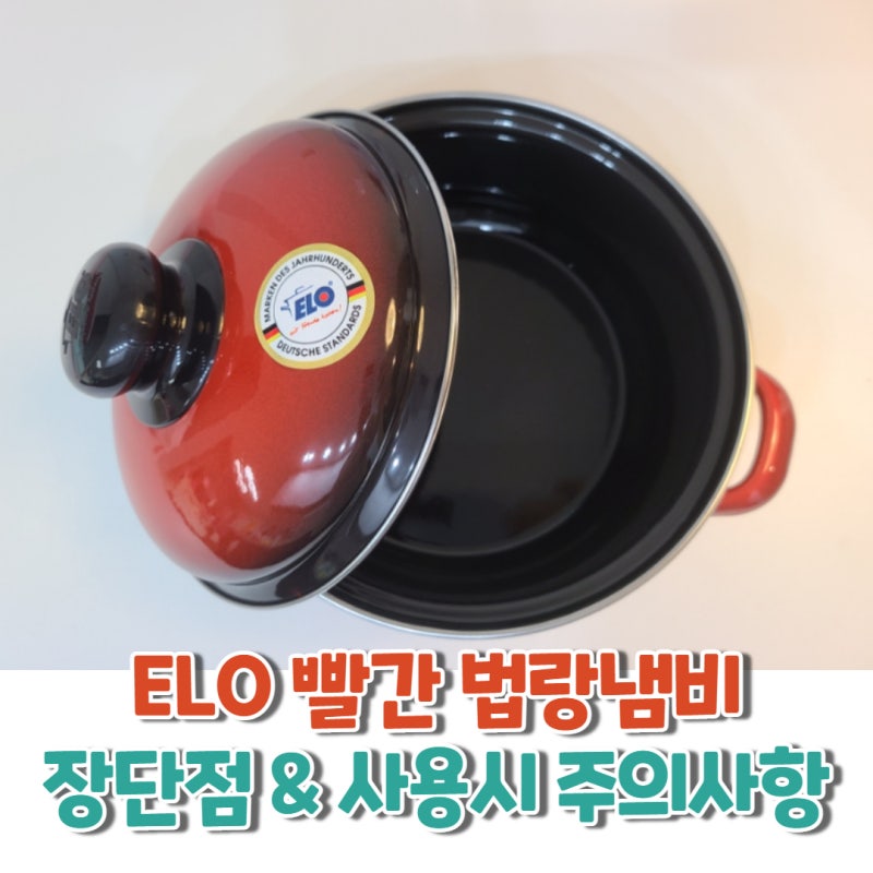 법랑냄비 단점 및 장점 알고 쓰면 더 좋아요 (feat. ELO 법랑냄비)