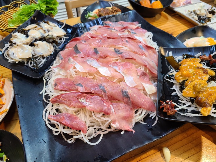 제주도서귀포맛집, 스끼다시가 풍부한 갯바위횟집 내돈내산 후기