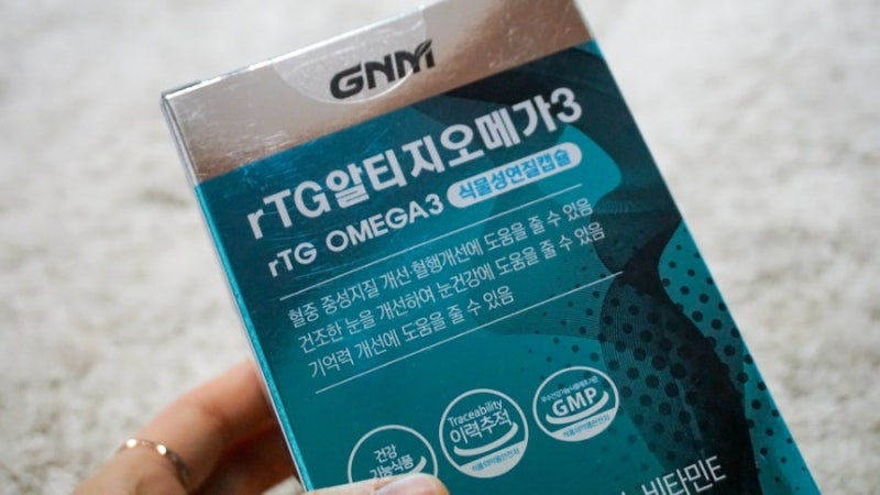 [제품후기] GNM자연의품격 rTG알티지오메가3 (EPA 및 DHA 함유 유지) 후기 / 조정석 오메가3 / 체내....