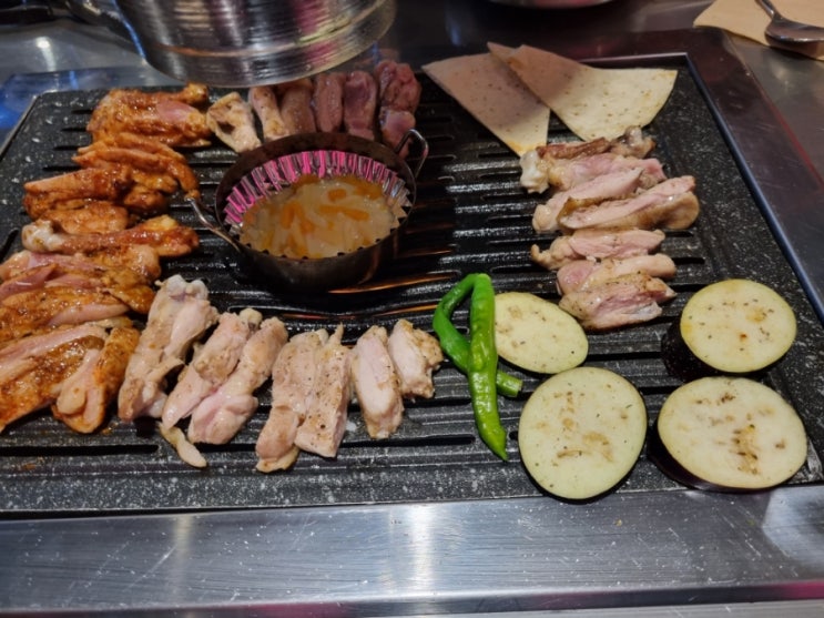 내돈내산 정자역 맛집 금계화: 닭구이에 치즈 퐁듀 찍어 먹으러 가는 술집