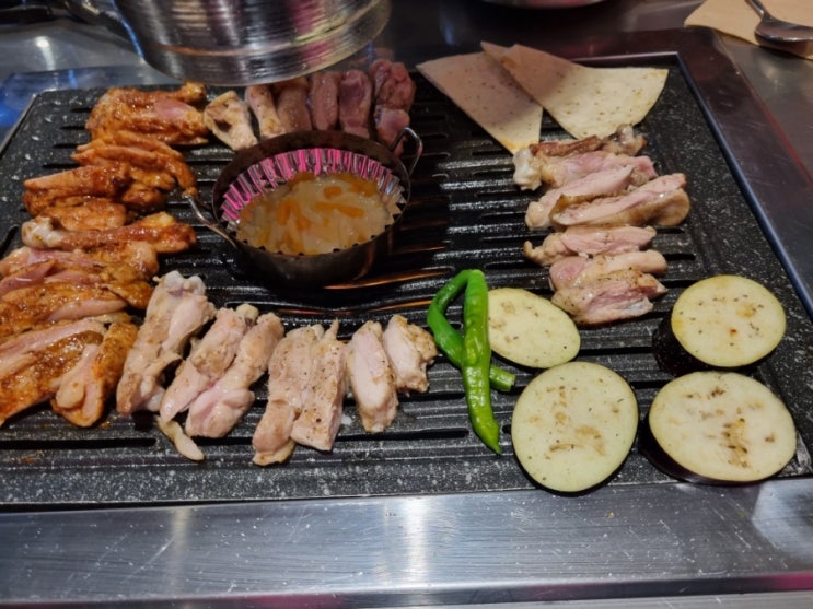  내돈내산 정자역 맛집 금계화: 닭구이에 치즈 퐁듀 찍어 먹으러 가는 술집