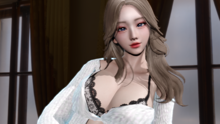  허니셀렉트 코스프레 간호, 치파오, 베르단디 + Diretional Light 부분조명 사용해 보기