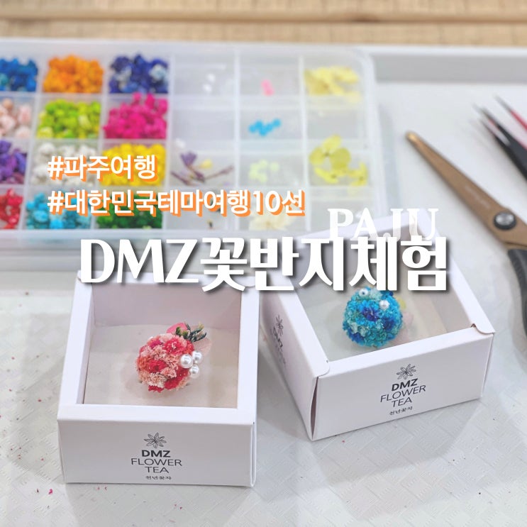 파주여행 DMZ LOUNGE, 특별하고 이색적인 평화꽃반지체험