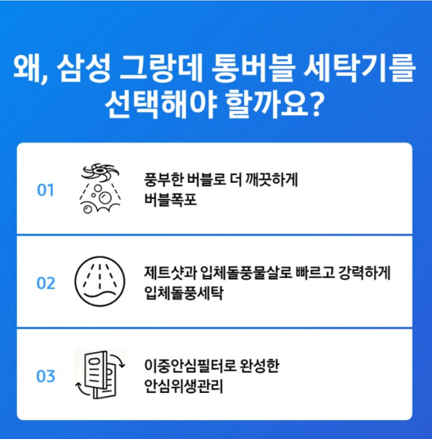  삼성전자 그랑데 통돌이 세탁기16kg 으로 바꿨어요