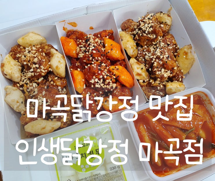  마곡맛집 [인생닭강정 마곡점] 일떡삼닭 마곡닭강정 맛집 인정!