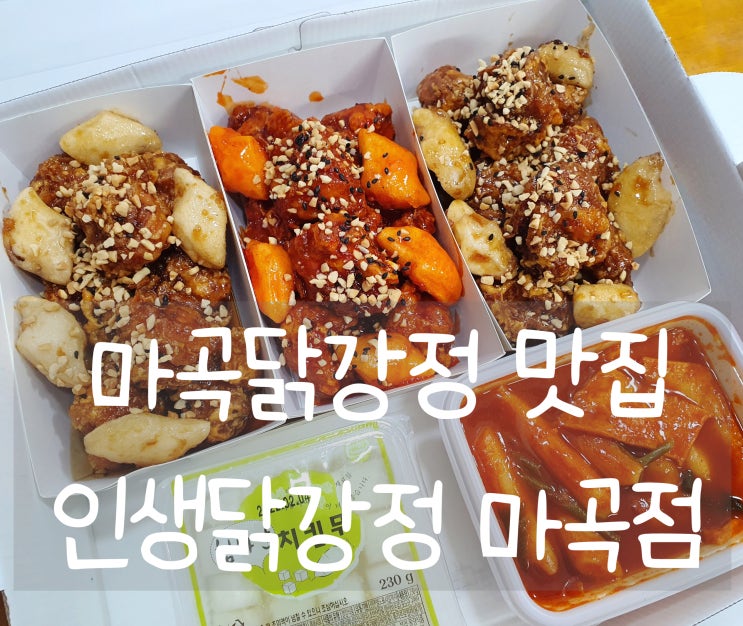 마곡맛집 [인생닭강정 마곡점] 일떡삼닭 마곡닭강정 맛집 인정!