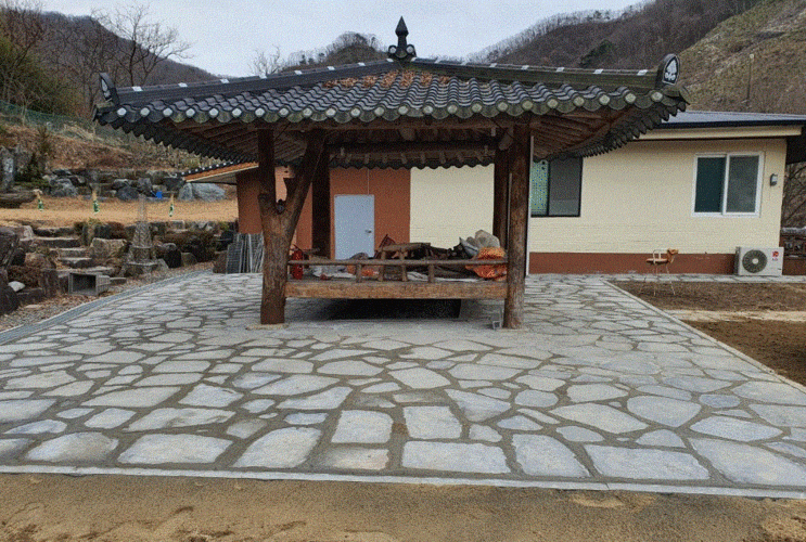  개비온돌담장공사퀄리티높아요~!