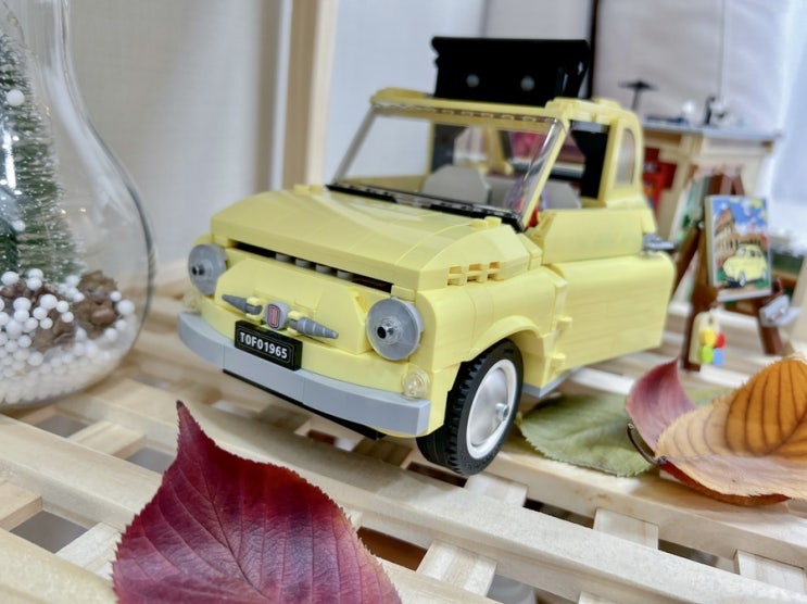  보면 반하는 레몬색의 피아트 '레고 크리에이터 10271 : Fiat 500'