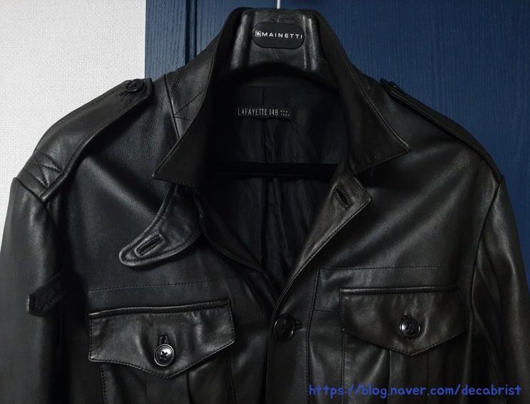 Lafayette 148 Belted Leather Field Jacket