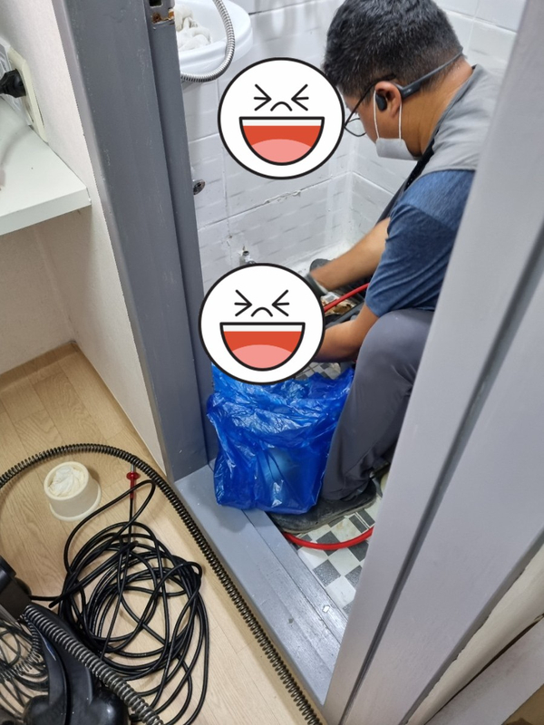  [허브레지던스]하수구 청소의 날! 변기막힘 훠이훠이~!