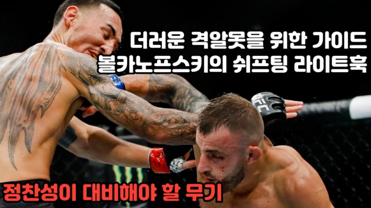 알렉산더 볼카노프스키의 쉬프팅 라이트훅 분석(잭 슬랙의 더러운 격알못을 위한 가이드) 알렉산더 볼카노프스키의 쉬프팅 라이트훅 분석(잭 슬랙의 더러운 격알못을 위한 가이드)