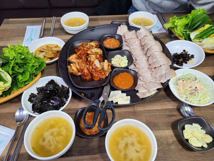 제주 하루방보쌈, 굴보쌈이 맛있는 탑동맛집 보쌈세트 내돈내산 후기