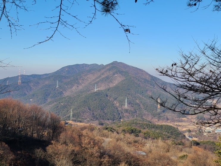  모악산 닭지붕 등산 코스(주차장~닭지붕~백운정, 백운동 뽕밭~연리지~원점)