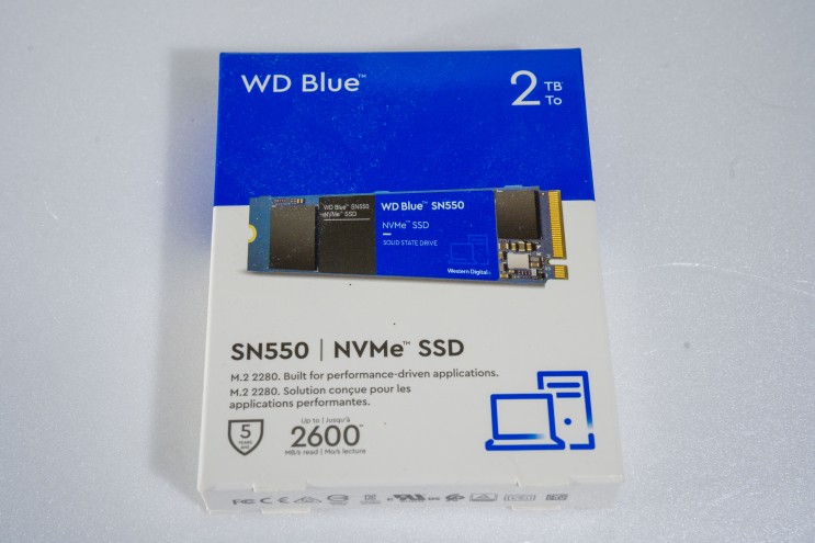 가성비 SSD였던 WD SN550 2TB를 구매했습니다.