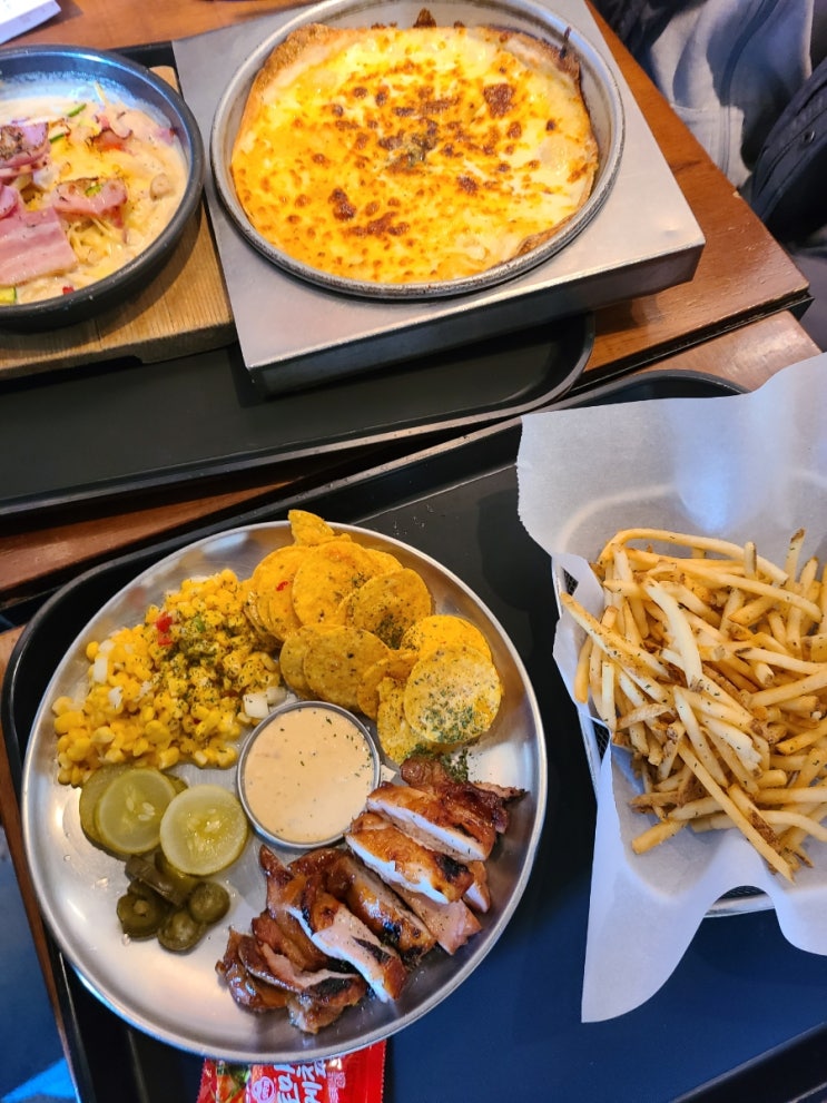 [하양 맛집] 가성비갑 맛있었던 떠먹는피자, 미즈컨테이너 대구대학교점