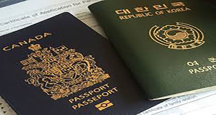 2022년 한국 여권 파워 전 세계 3위, 캐나다 6위, 북한 86위로 최하위권