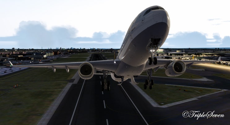  [비행시뮬] A330 재도입! 루프트한자항공 A330-300 런던/히드로 - 프랑크푸르트 비행일지! (Aerosoft A330 Professional)