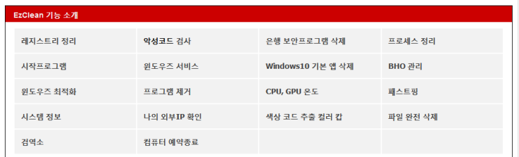 [프로세스정리] 인터넷빠르게하는방법 무료 이지클린 프로그램