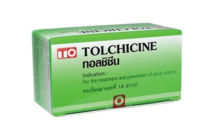  태국직구 통풍치료제 Tolchicine Colchicine 콜키신 0.6mg X 1,000정