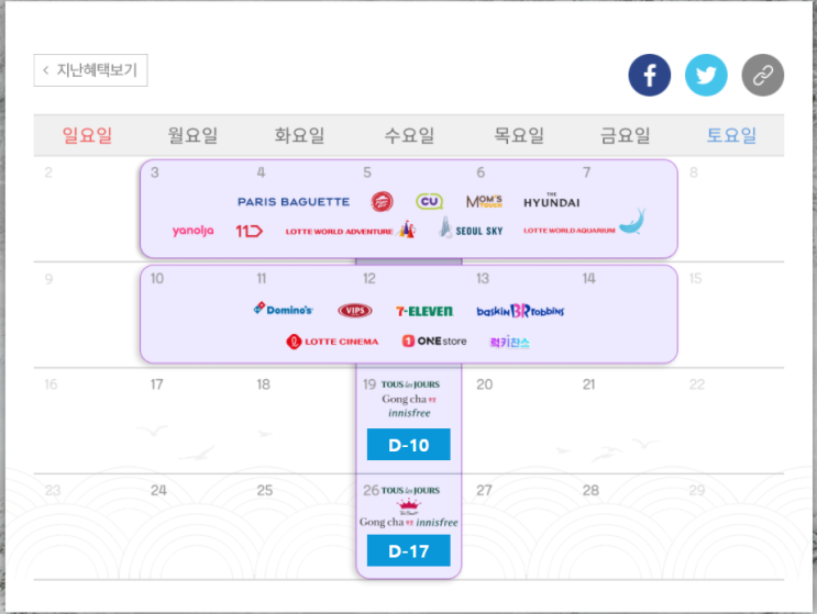  T 멤버십 1월 둘째 주 티데이 할인 혜택 정리