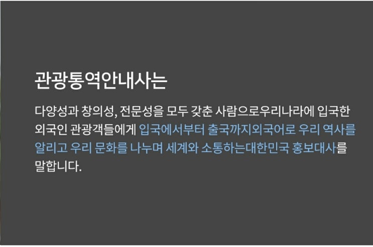 관광통역안내사 (자격증 응시자격 외국어 필기 면접 시험 합격 공부기록)