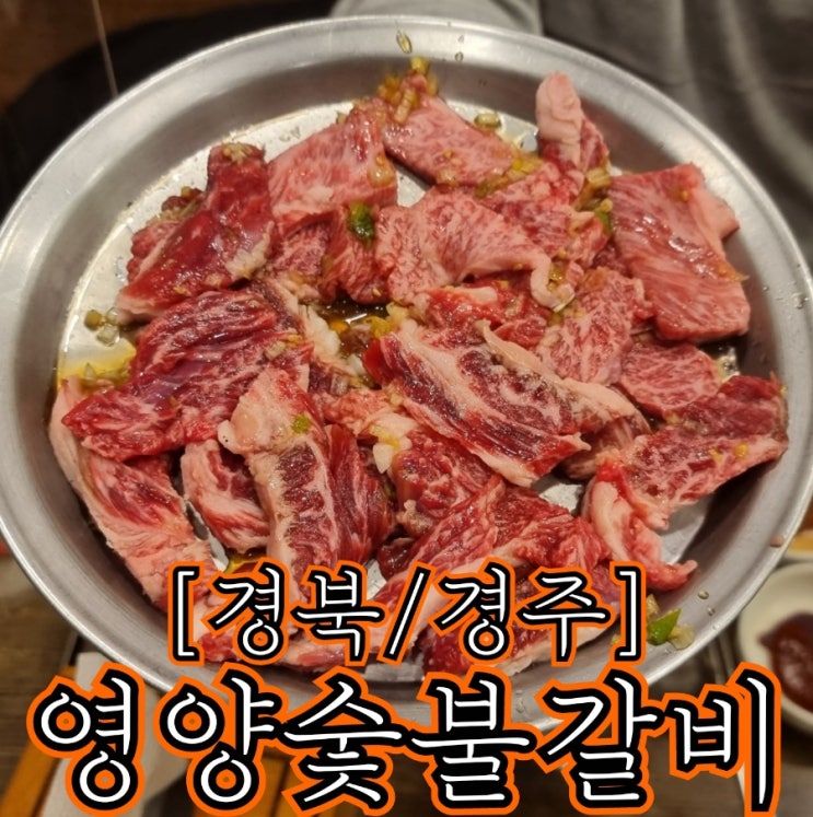 [경북/경주] 영양숯불갈비 - 경주에서 제일 유명한 한우 갈비 맛집