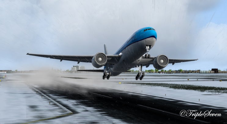  [비행시뮬] KLM B777-200ER 암스테르담/스키폴 - 이스탄불 신공항 비행일지! (PMDG 777-200ER)