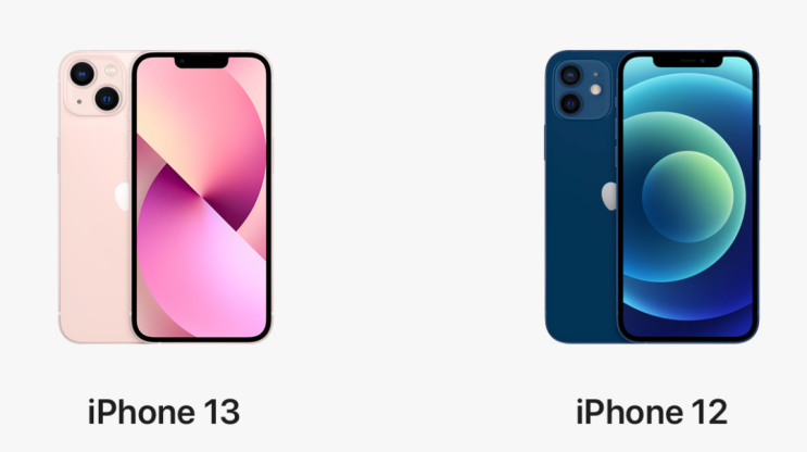 아이폰 13과 아이폰 12 모델별 배터리 용량 비교