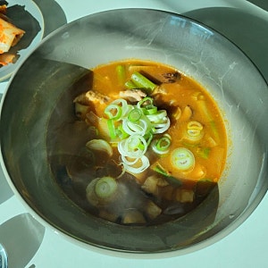 된장찌개 : 오뚜기 차돌 된장찌개 양념!