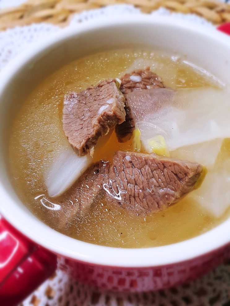  백종원 무국 끓이기 맑은 소고기 무국 레시피
