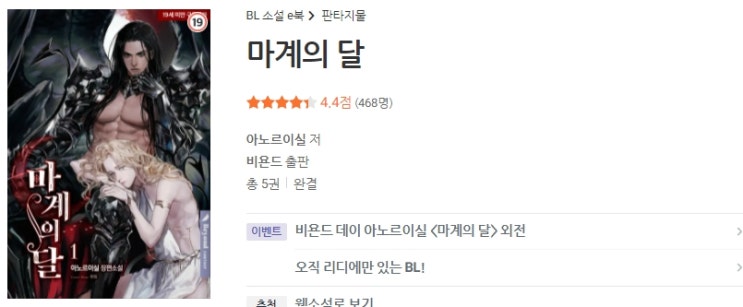 BL소설 신간) 22년 01월 10일 BL소설 신간