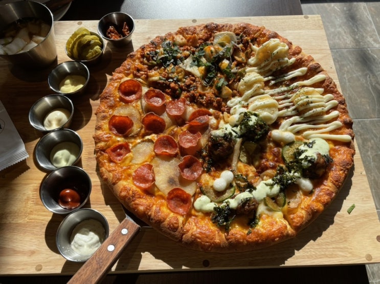  월계동맛집 첨단아크레타 OBPC광주점 이색피자 맛볼 수 있는 곳