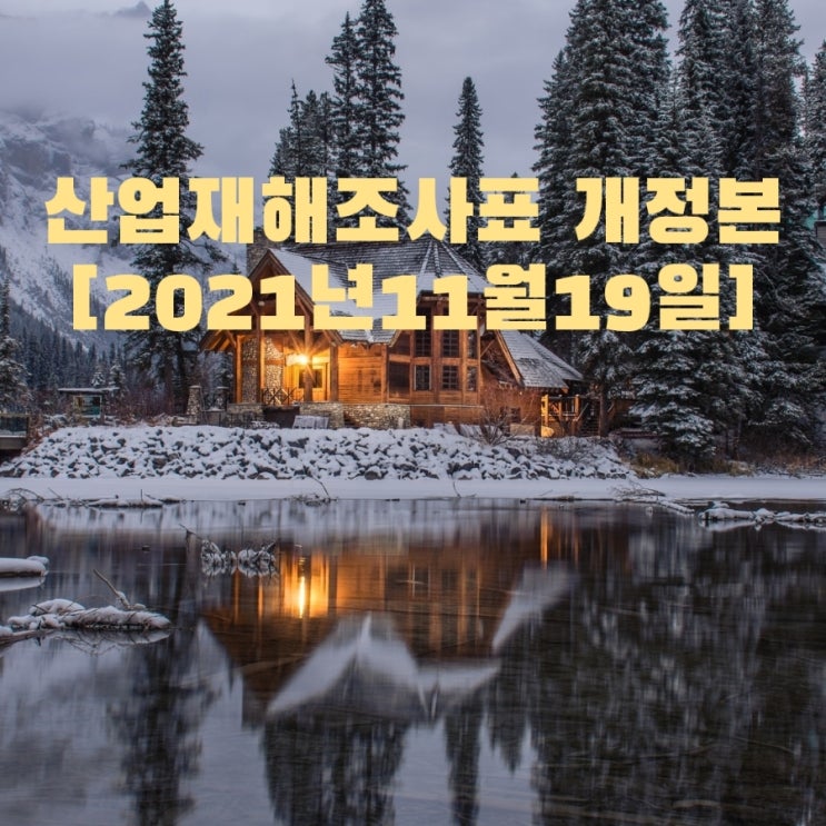  산업재해조사표 양식 [개정본2021.11.19]