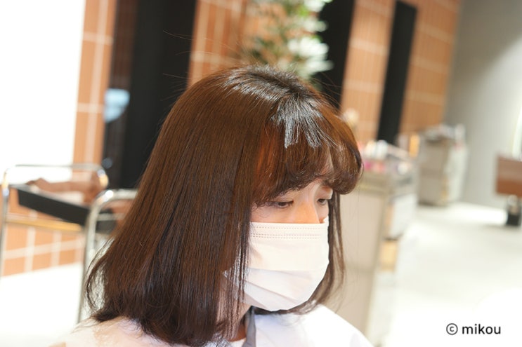  운양동미용실 아이디헤어 볼륨매직 했어요