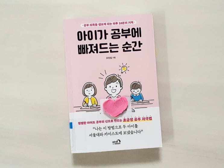  아이가 공부에 빠져드는 순간 / 초긍정 공부 자극법 ㅡ교육서추천