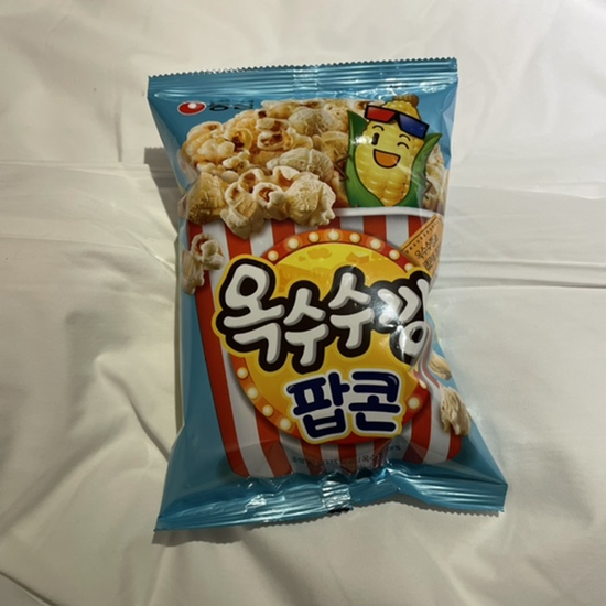  편의점 신상과자 리뷰) 옥수수깡 팝콘 먹어본 후기